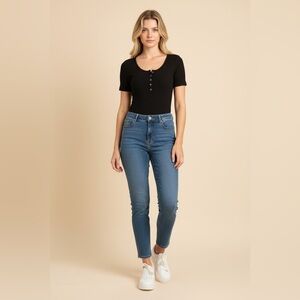 Black Short Sleeve Bodysuit